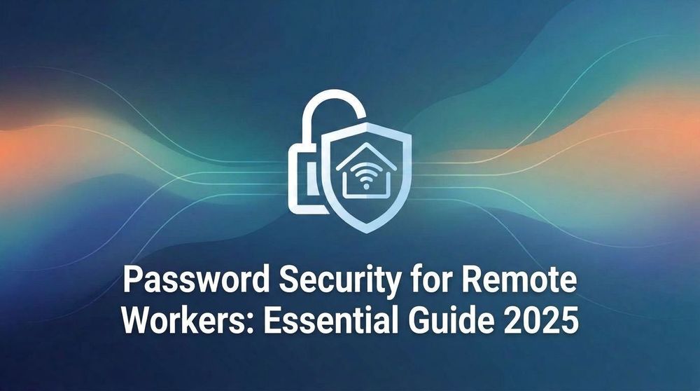 Password Security for Remote Workers: Essential Guide 2025